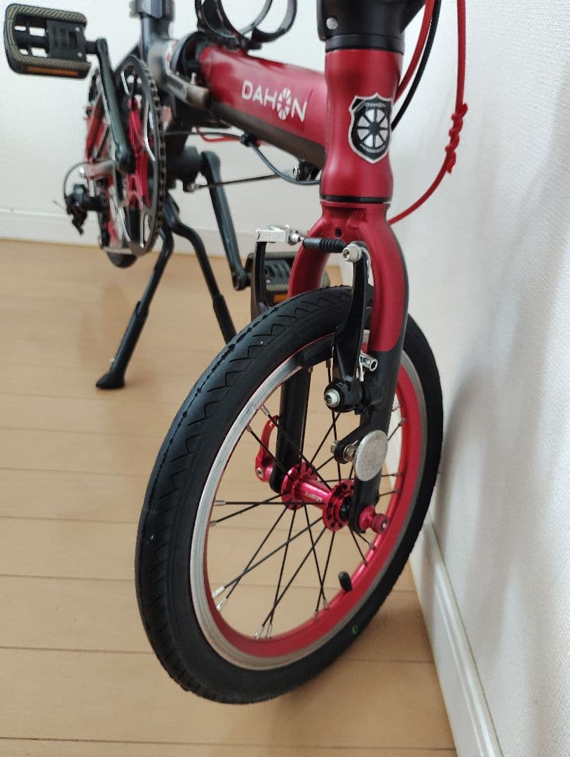 DAHON K3 カスタム車両 赤黒
