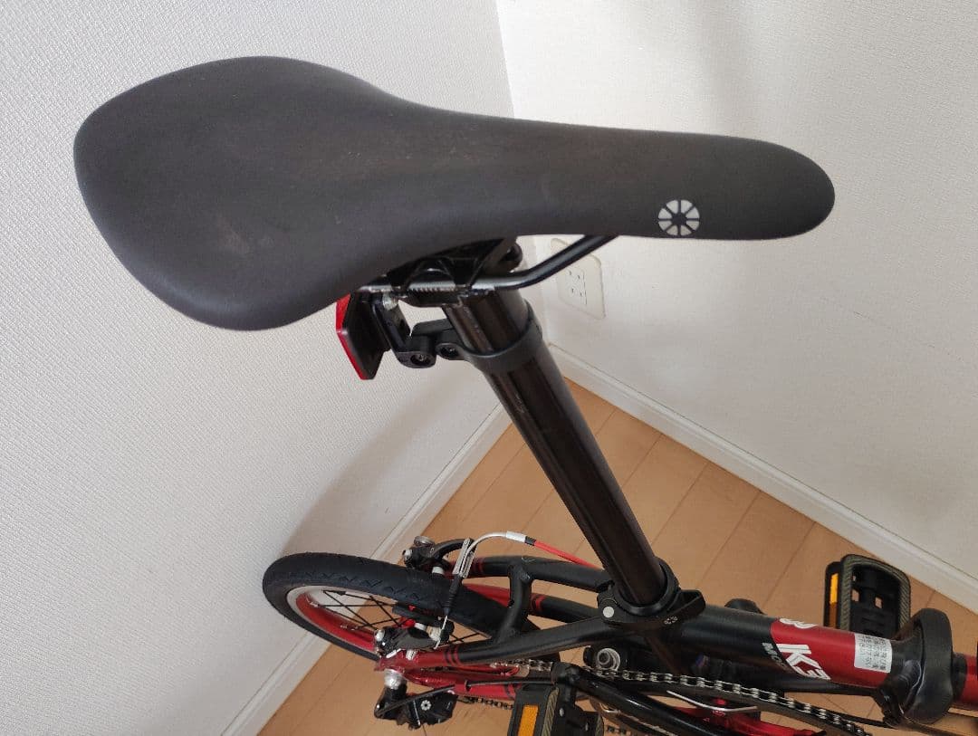 DAHON K3 カスタム車両 赤黒