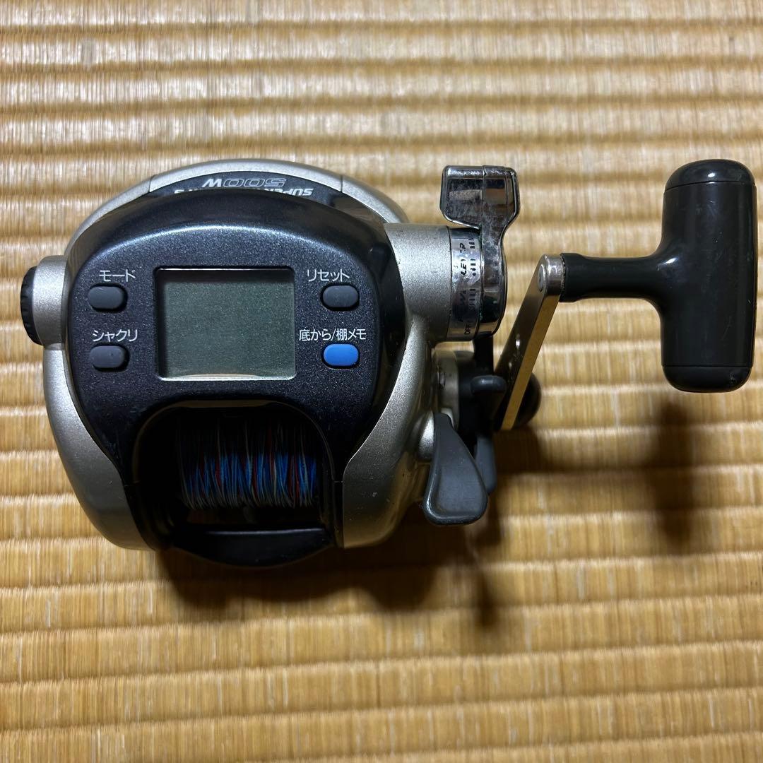 ダイワ 電動リール スーパータナコンS500W ワニ口ケーブル付き