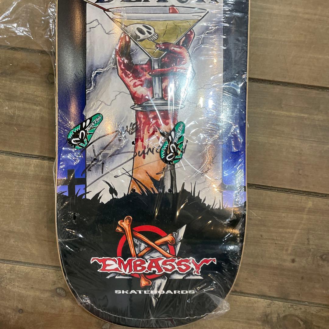 EMBASSY PAT BLACK スケートボードデッキ