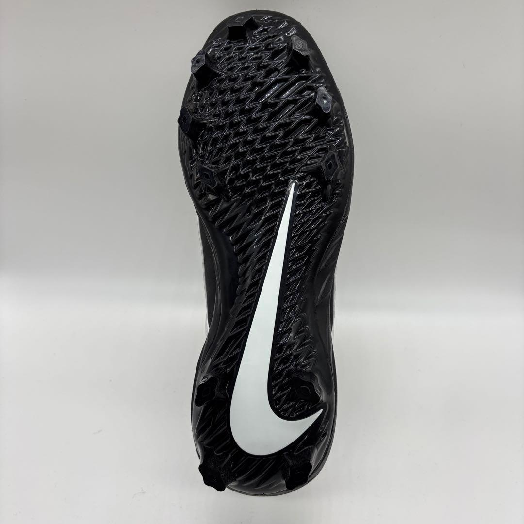NIKE 野球 スパイク ポイント ホワイト ブラック 白 黒 21.5㎝ 少年