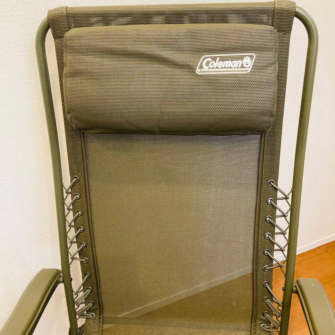 【美品】Coleman インフィニティチェア オリーブ