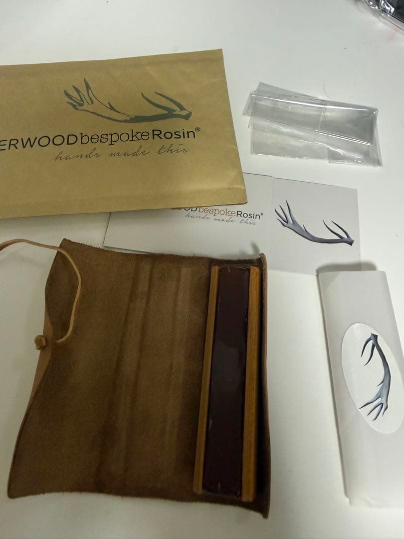 弦楽器 LEATHERWOOD bespokeRosin supple violin