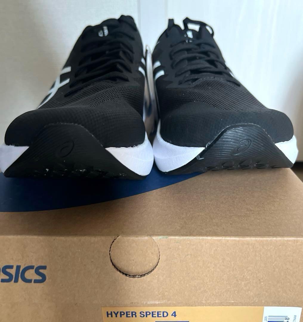 【新品未使用】ASICS HYPER SPEED4 ブラック/ホワイト 28.0
