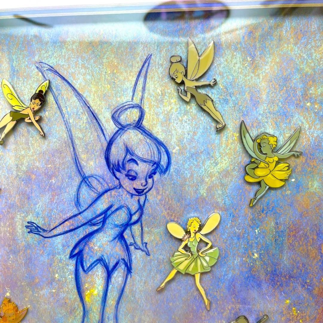 限定品★ピーターパン Peter Pan ティンカーベル 絵画 額縁