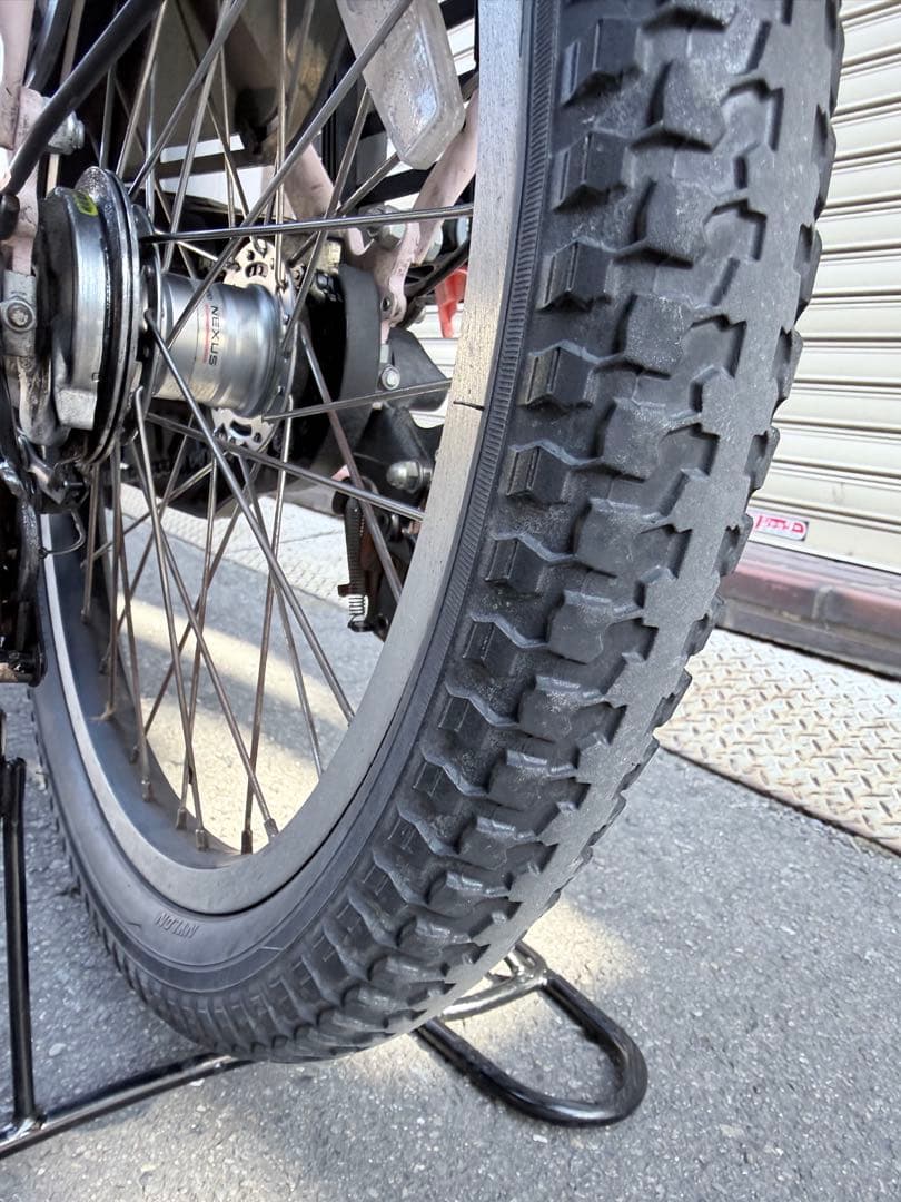 大阪府　子供乗せ　ヤマハ　電動アシスト自転車 チャイルドシート付き ピンク