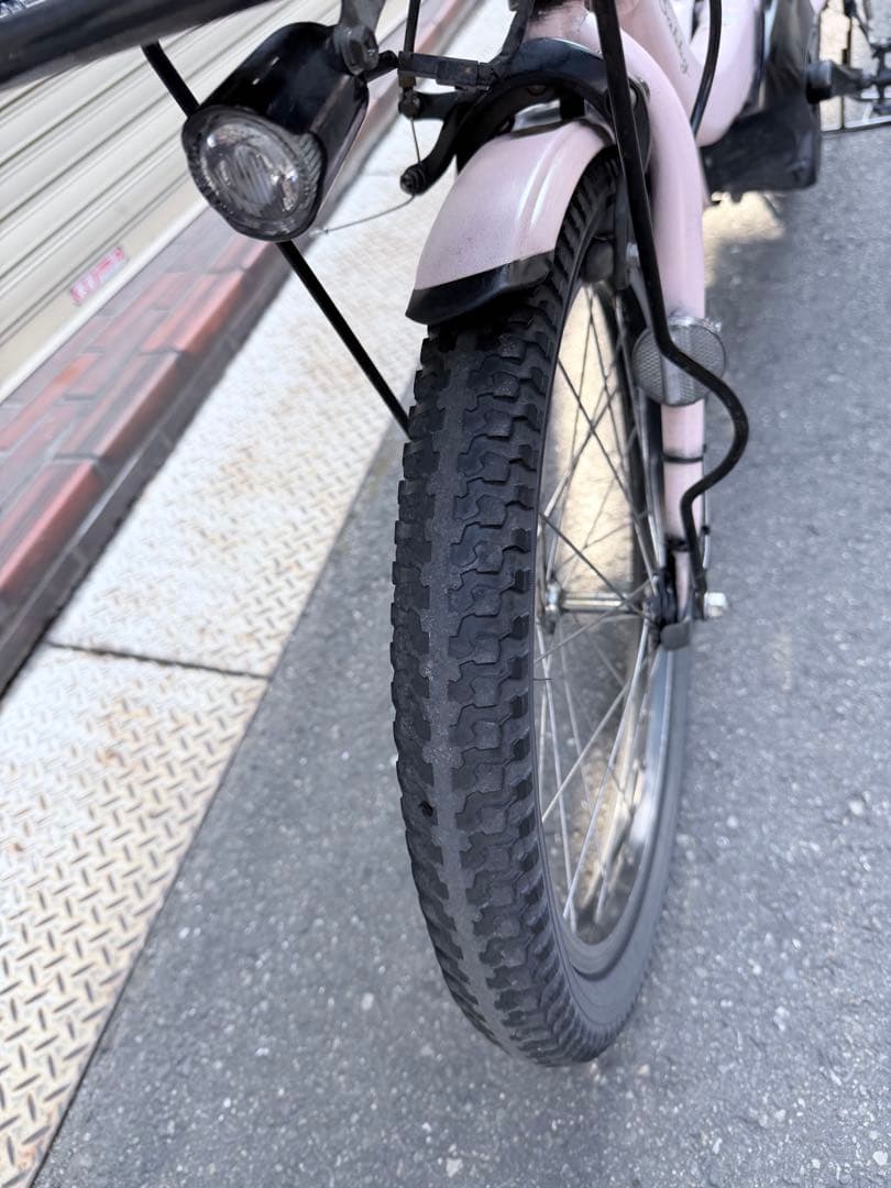 大阪府　子供乗せ　ヤマハ　電動アシスト自転車 チャイルドシート付き ピンク