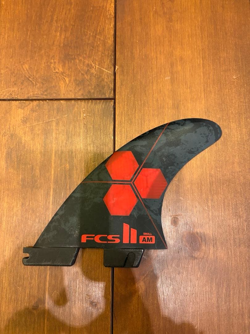 FCS2 FCS fin トライフィン AM PC アルメリック Sサイズ 赤