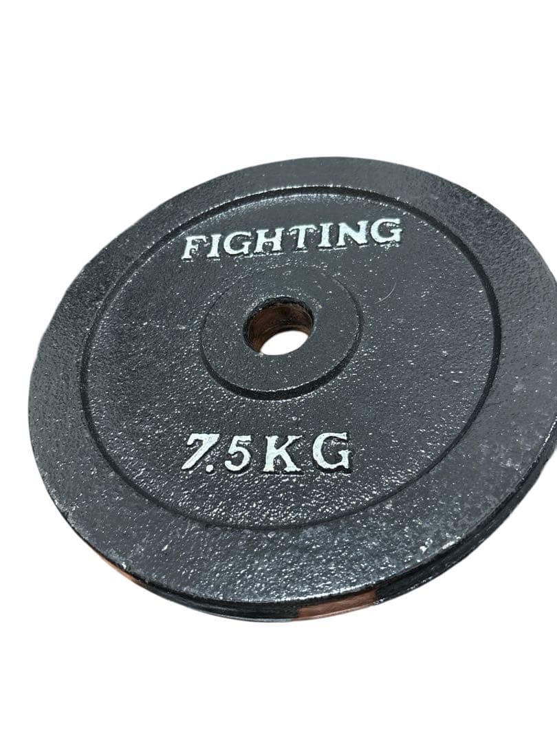 ヒロ①ファイティングロード プレート 15kgラバー付＋7.5kg
