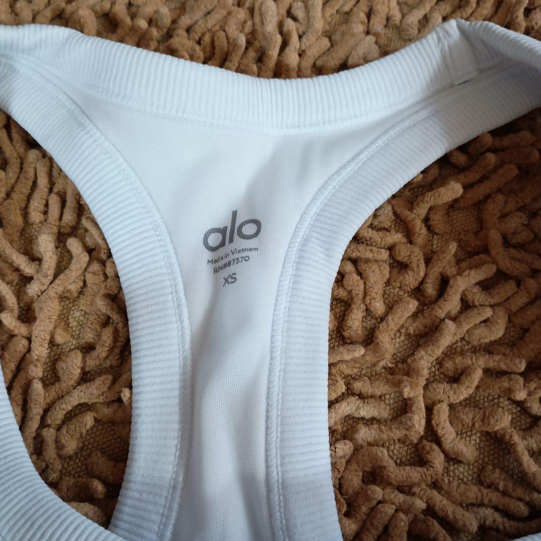 Alo Yoga Rib Support Tank ホワイト XS