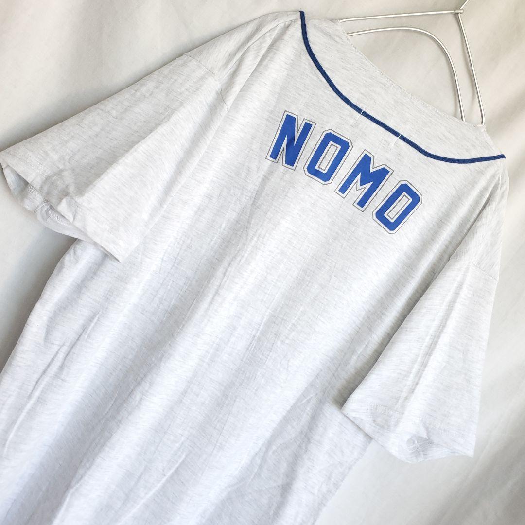 90s NOMO × TOYOTA ベースボールシャツ 野球 企業 野茂英雄