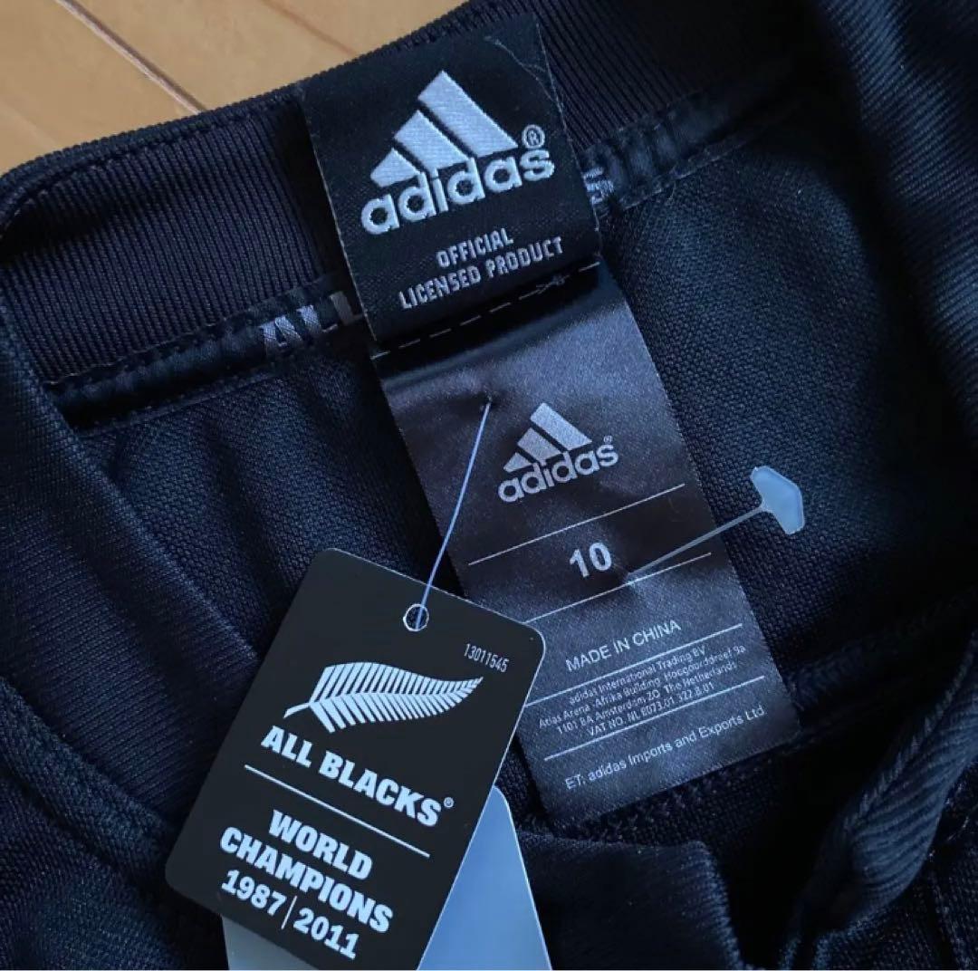 adidas ラグビー　ALL BLACKS 半袖　新品　ブラック　XS