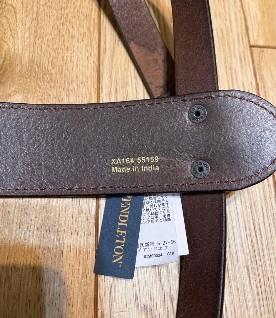 【新品】PENDLETON ペンドルトン ラージ プレミアム レザーキャリアー