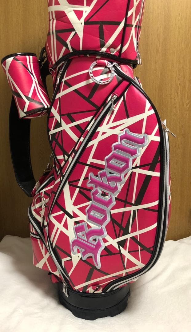 良品 Rockon ロックオン ゴルフバッグ キャディバッグ ヴァンヘイレン