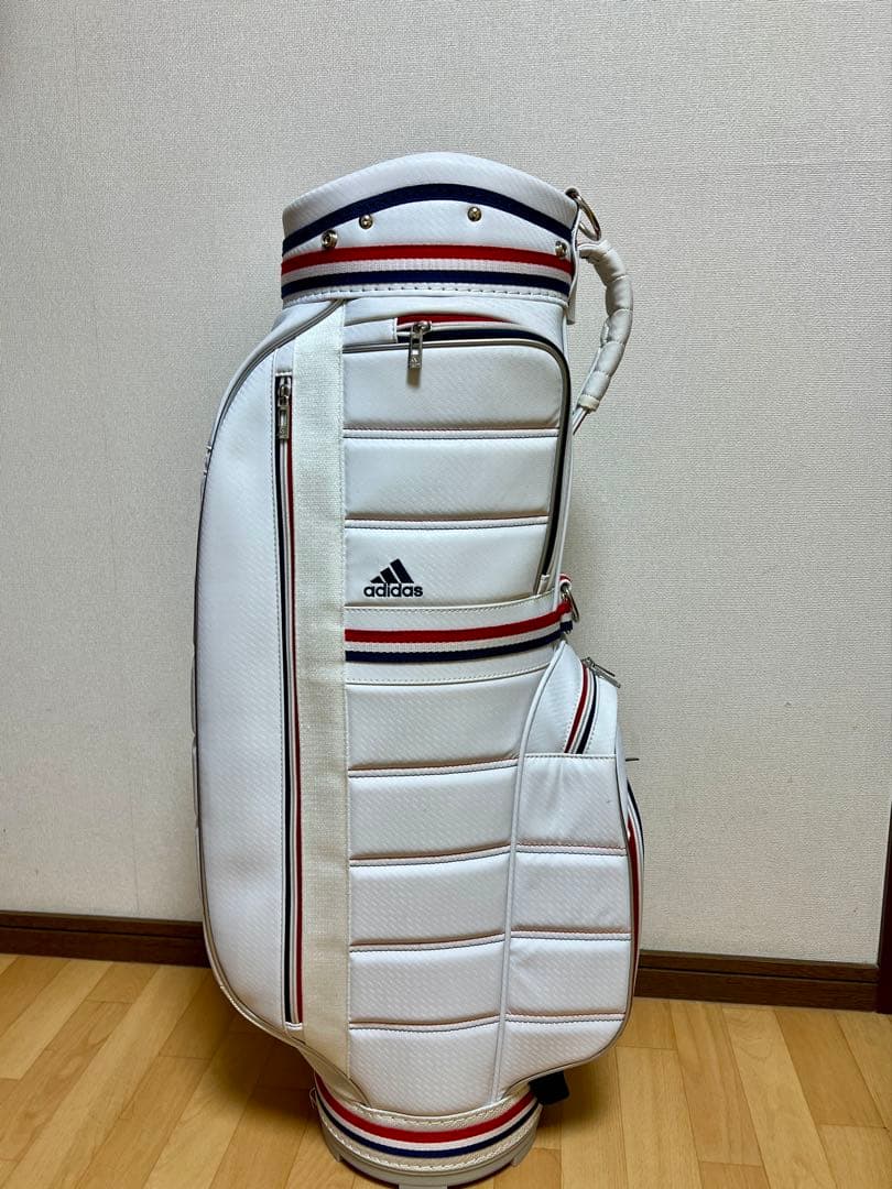 adidas キャディバッグ ホワイト