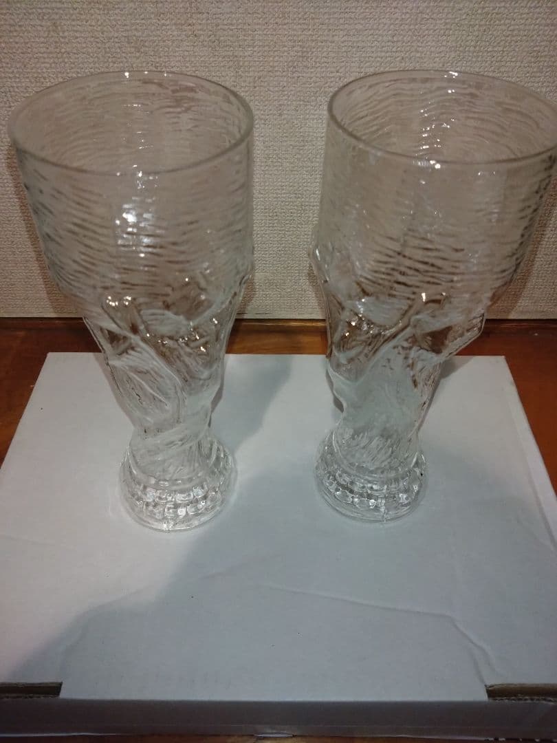 新品未使用品 ワールドトロフィーグラス2個 約900ml