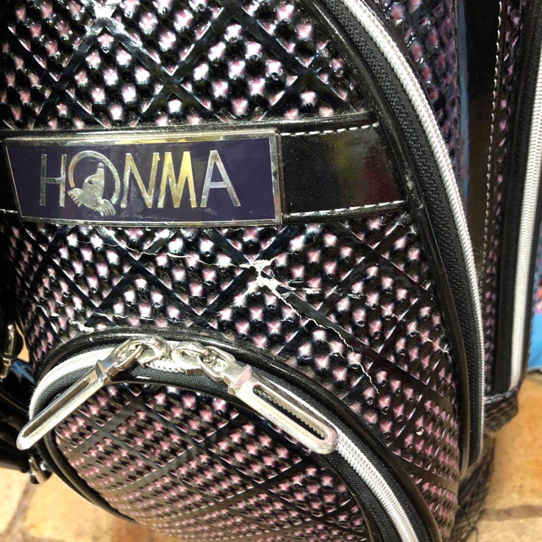 寶BU-1110 HONMA ホンマ キャディバッグ ブラック/パープル