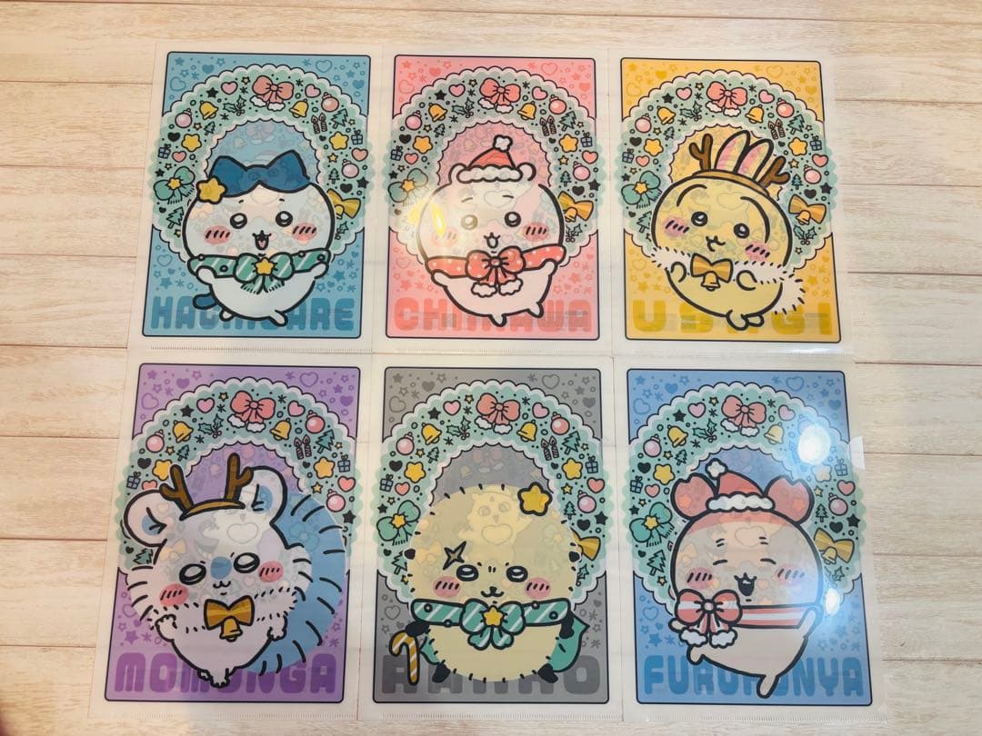 ちいかわ セブンイレブン コラボ　クリアファイル ノート　缶ミラー　6種類セット