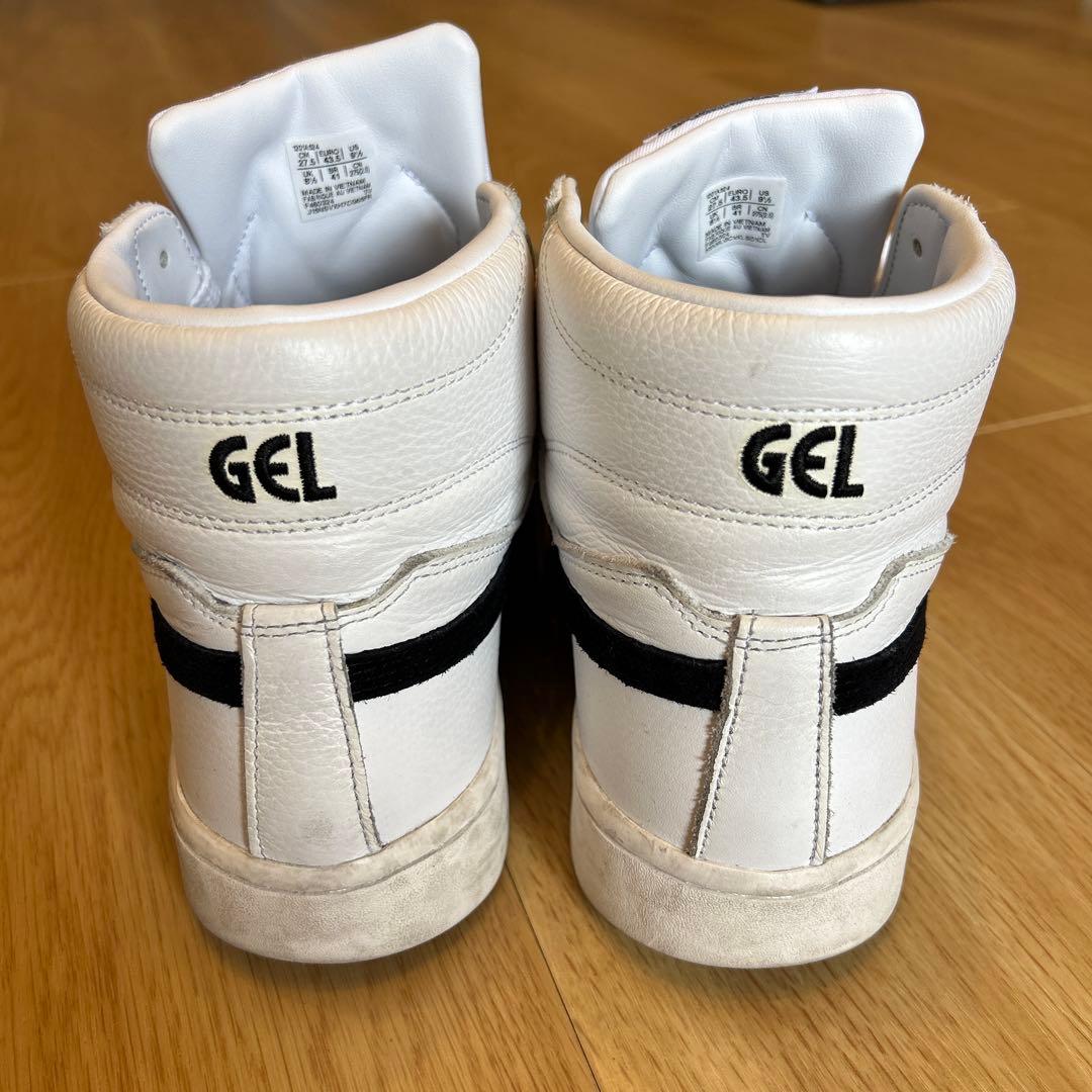 asics ハイカット バスケットシューズ ホワイト/ブラック