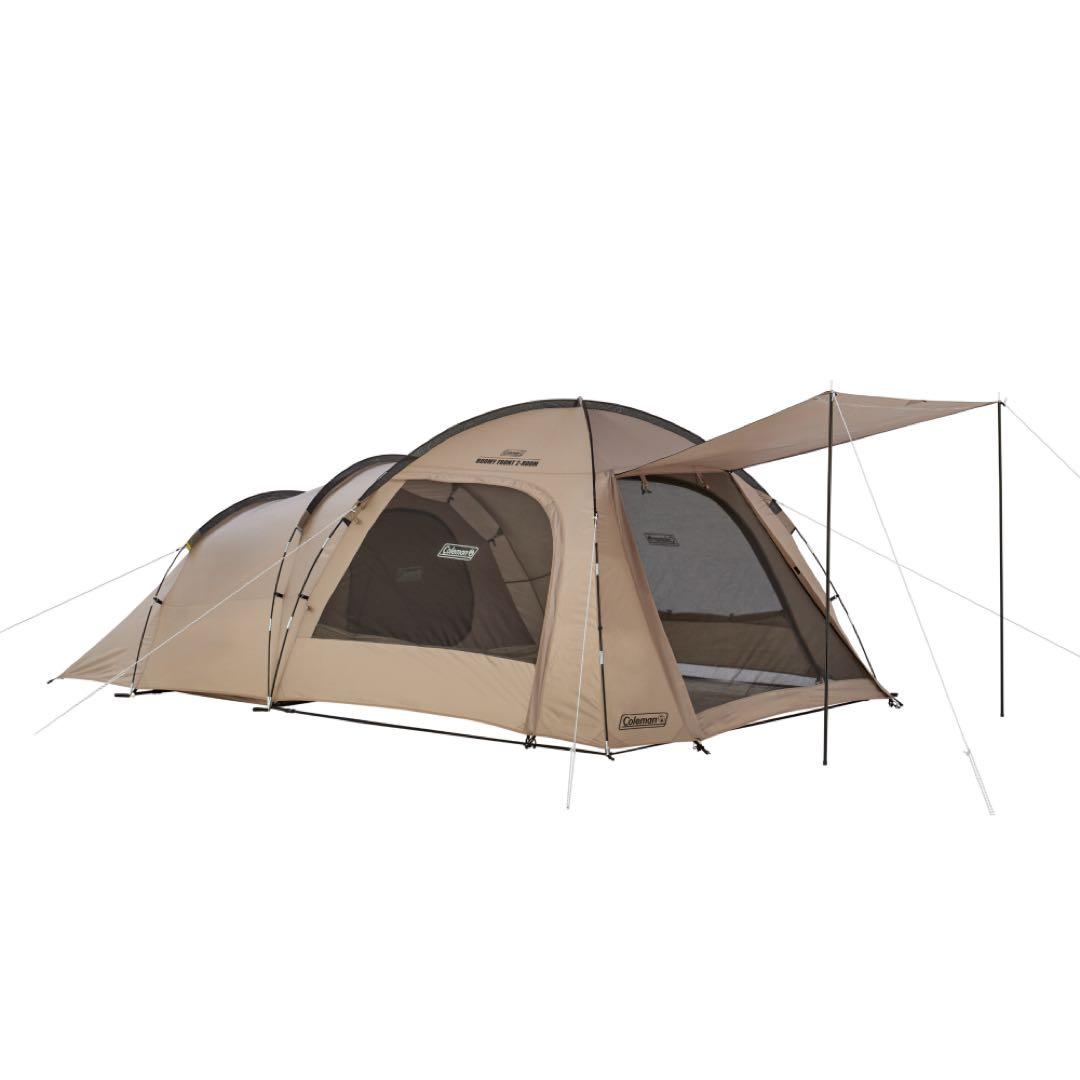 【1度使用】Coleman Roomy Front 2 Room Tent