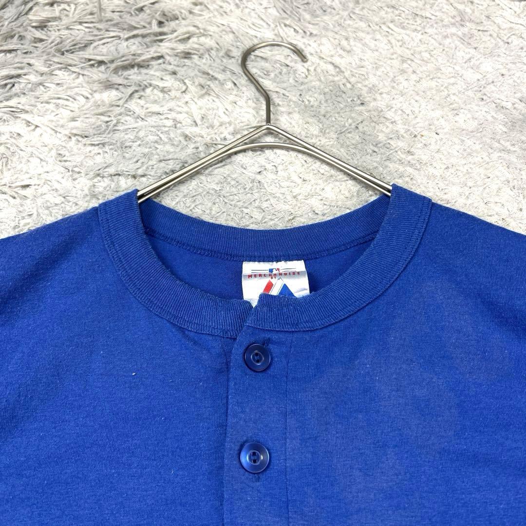Majestic 推定2000年代 RANGERS コーチTシャツ XL 青