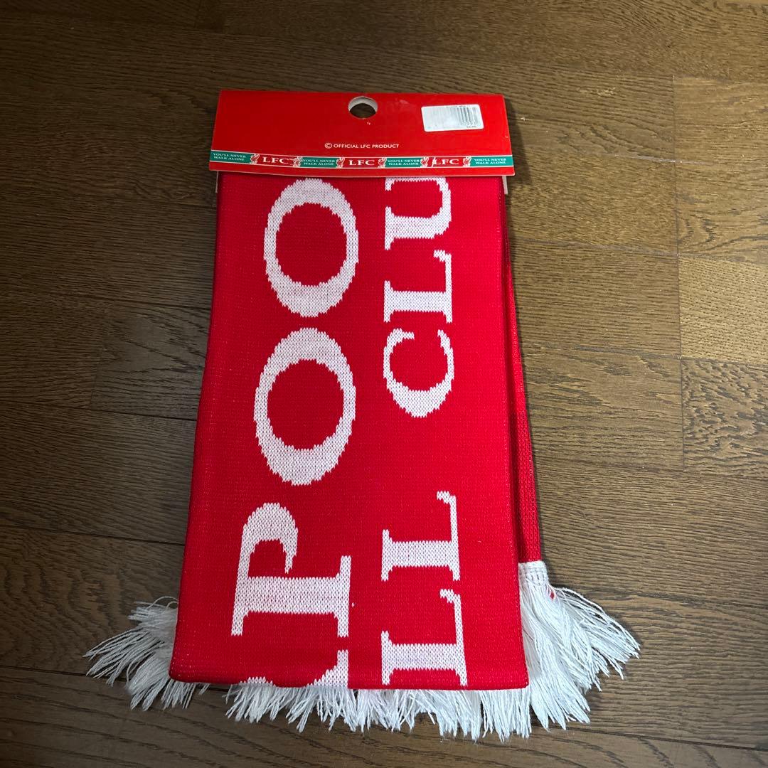 新品　ビンテージ　リバプール　マフラー　ユニフォーム