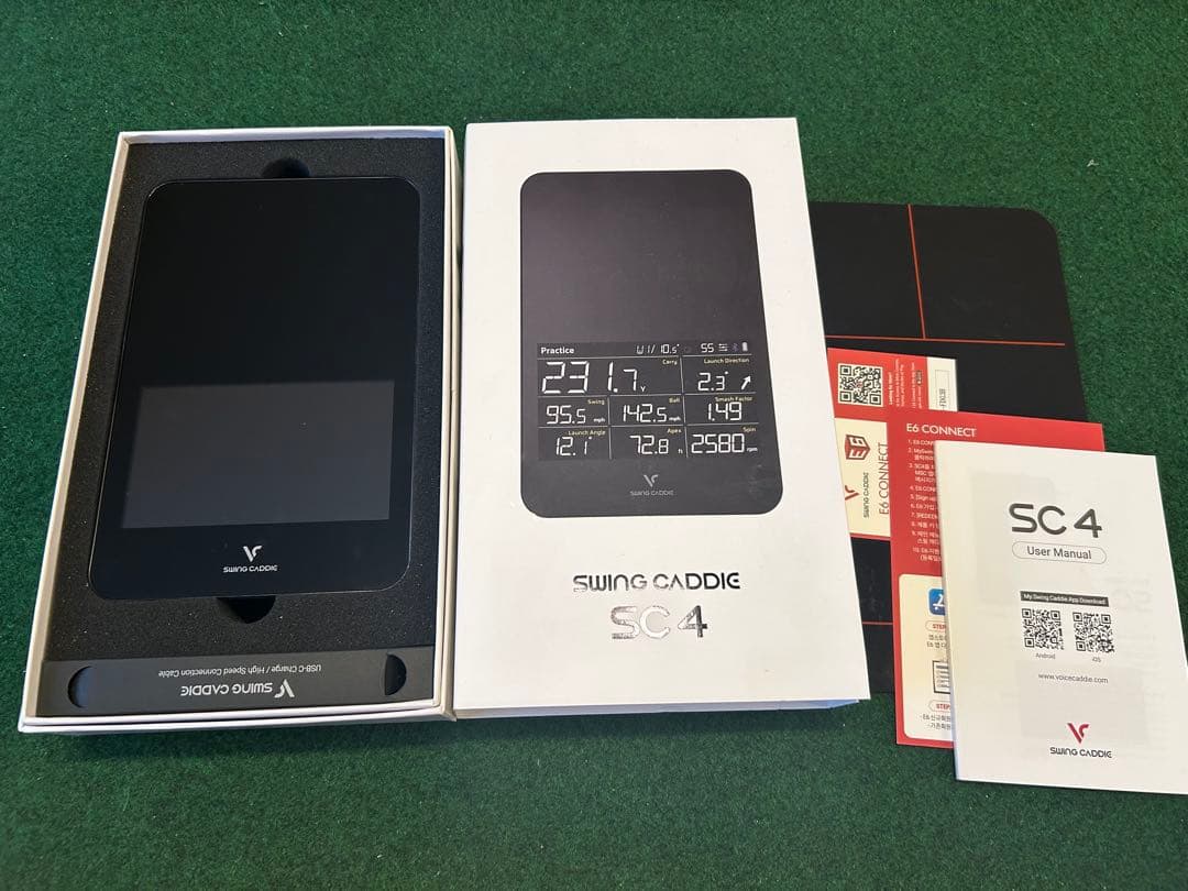 美品！ボイスキャディ 弾道測定器 スイングキャディ SC4 専用ケース付