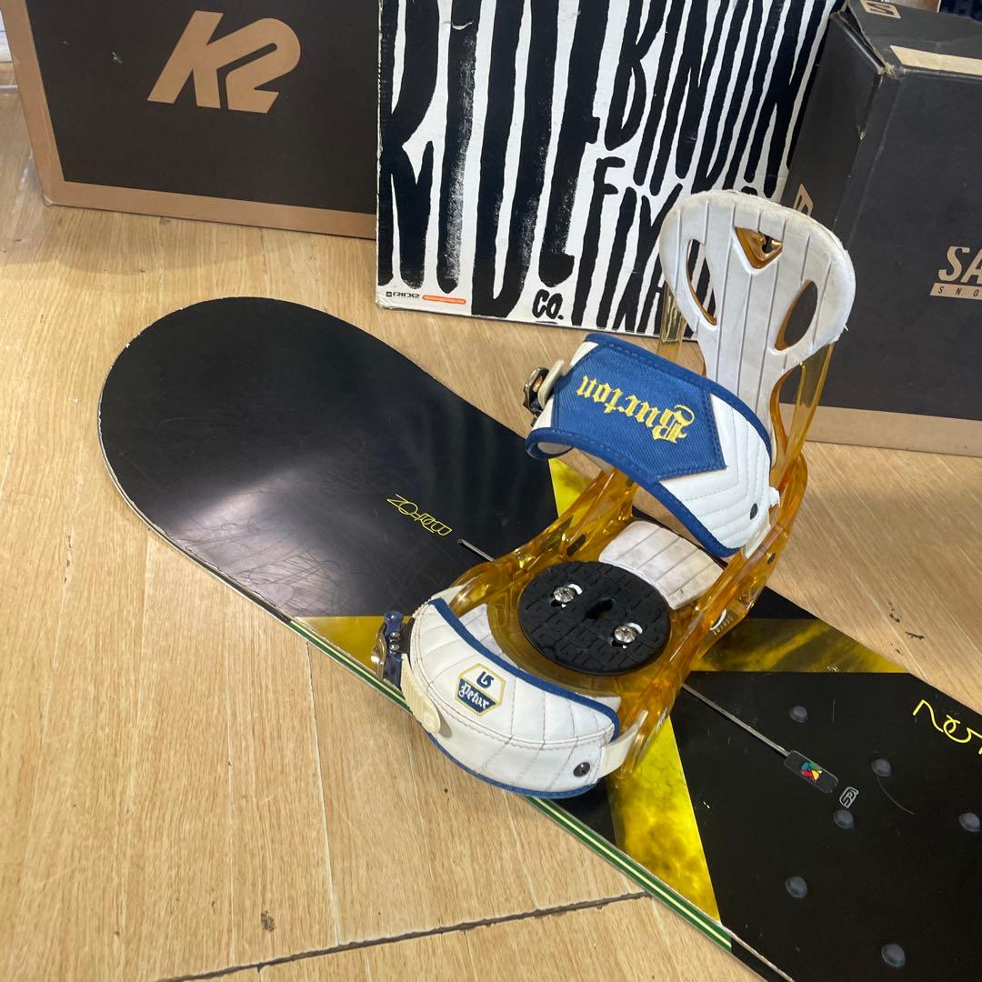 BURTON　バートン　customX　カスタムX　最高峰スノーボードセット