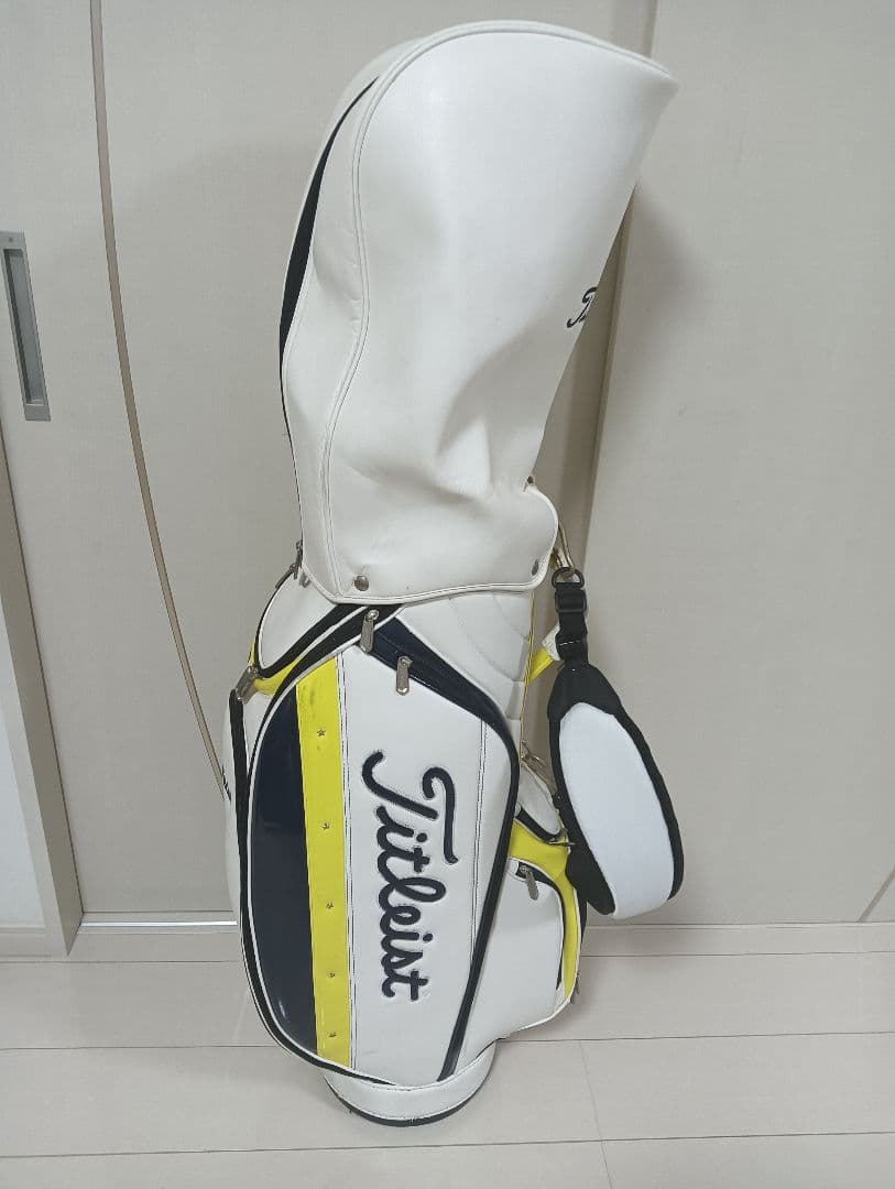 Titleist キャディバッグ ホワイト/イエロー