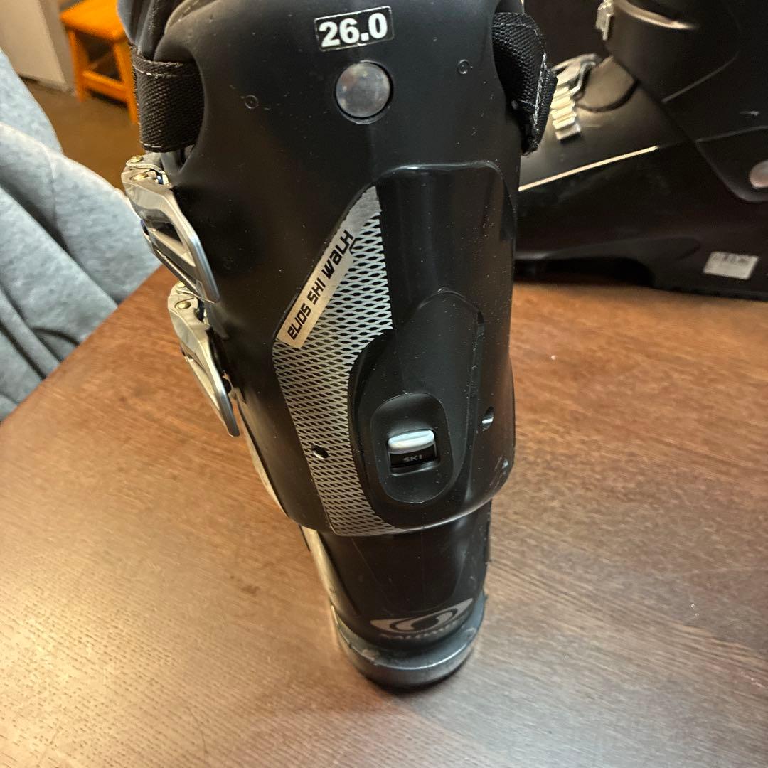 H*a様 SALOMON スキー用ブーツ 黒 4バックル
