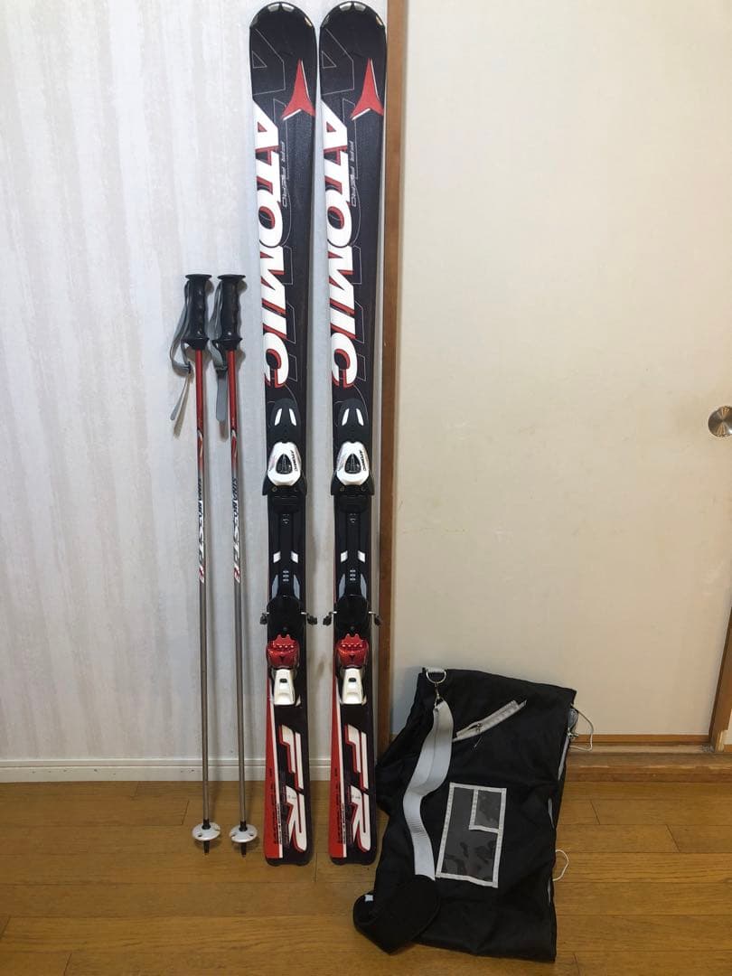 スキーセット【ブーツ&ケース付】アトミック&ヘッド　カービングスキー 160cm