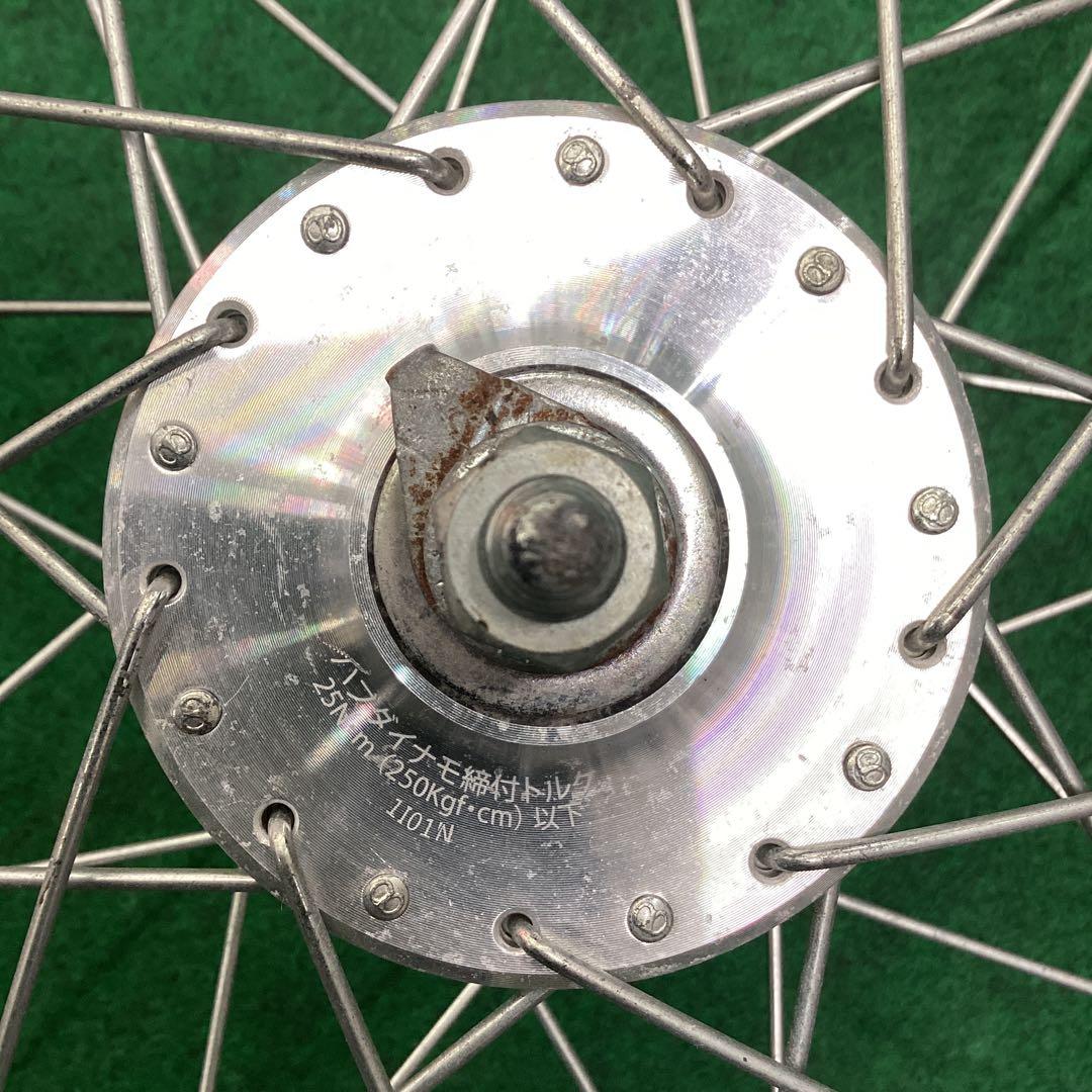 完組ホイール　700x42c　ハブダイナモ　フロント　前　ON　自転車