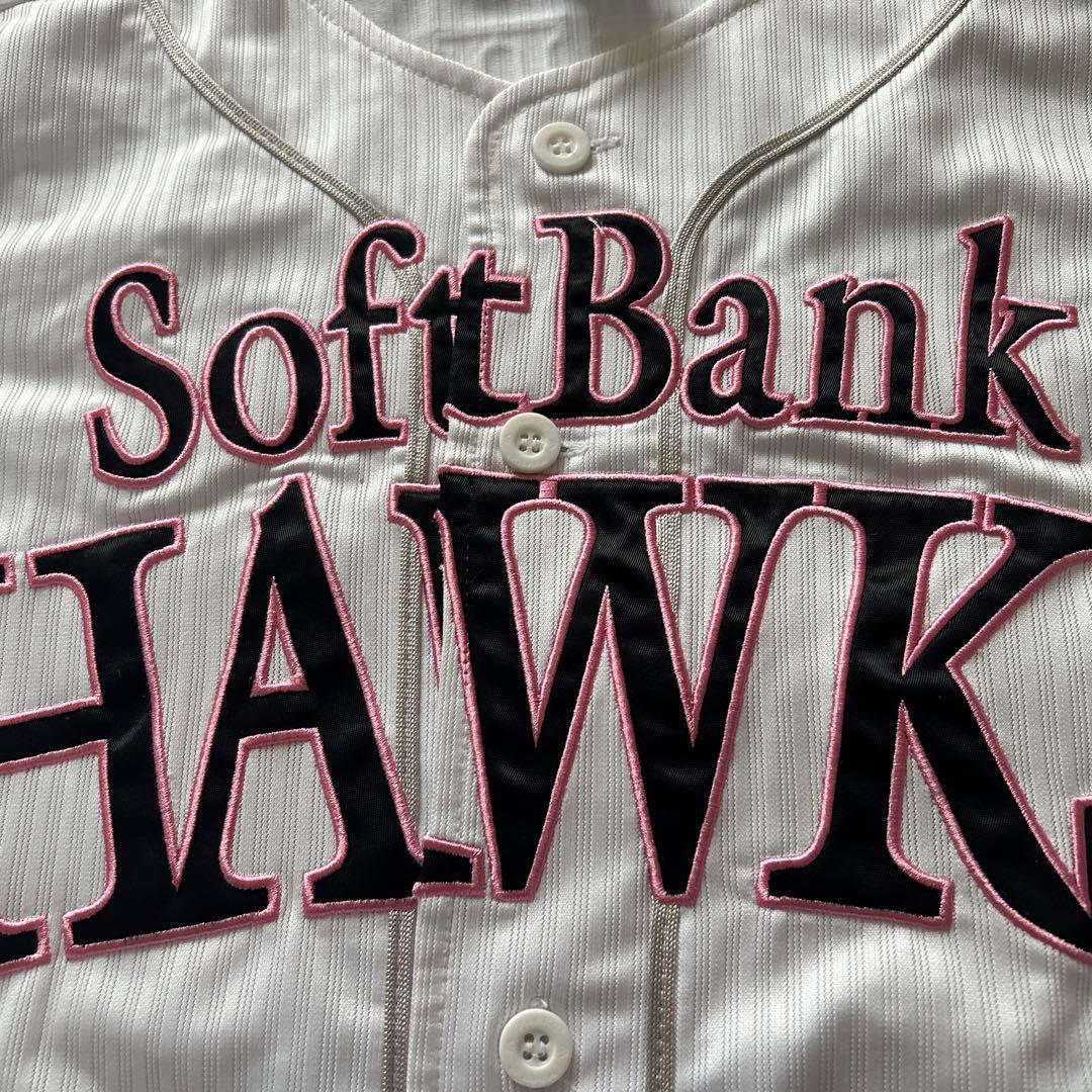 今月までレア☆栗原陵矢SoftBankHAWKS鷹ガール24ユニフォームMレプリ