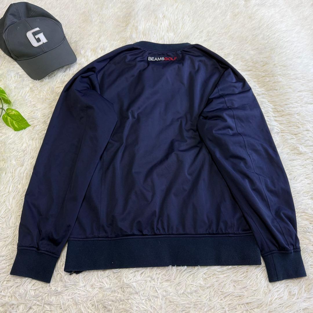 【ビームスゴルフ】美品 スニード ワッペン ネイビー Mサイズ メンズ