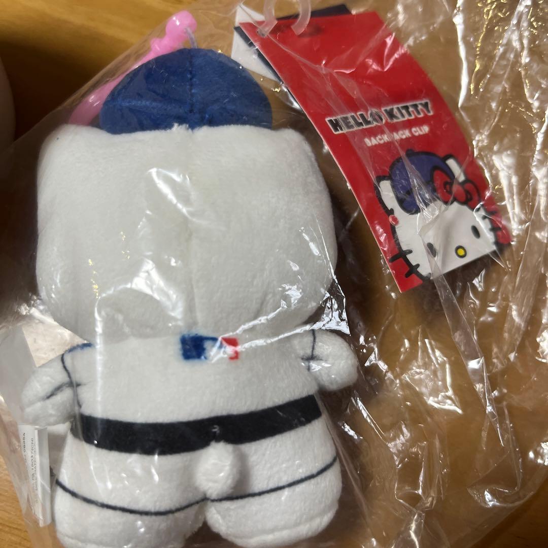 ハローキティ ドジャース ぬいぐるみ 約12cm タグ付き