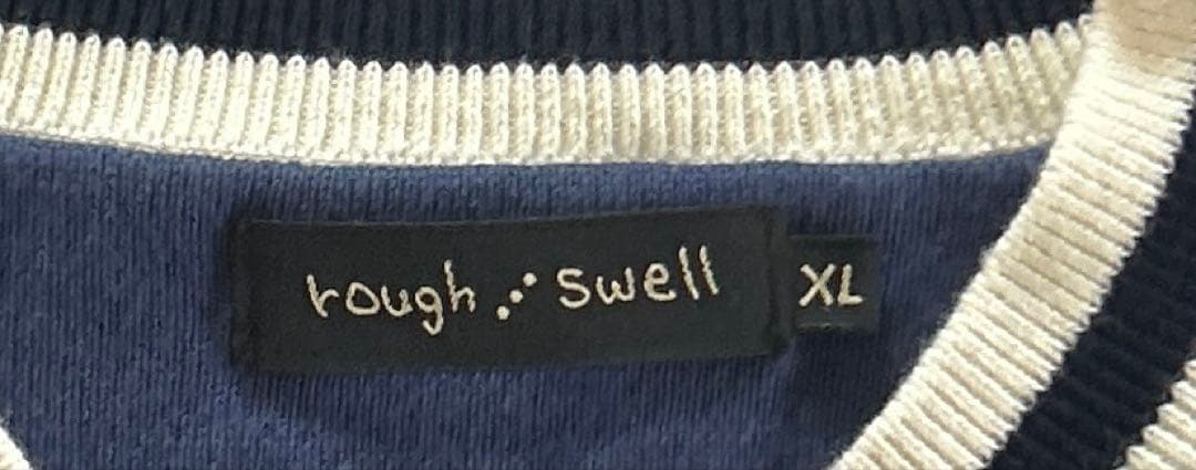 大きいサイズ　rough & swell　XL　ニット　Vネック　セーター