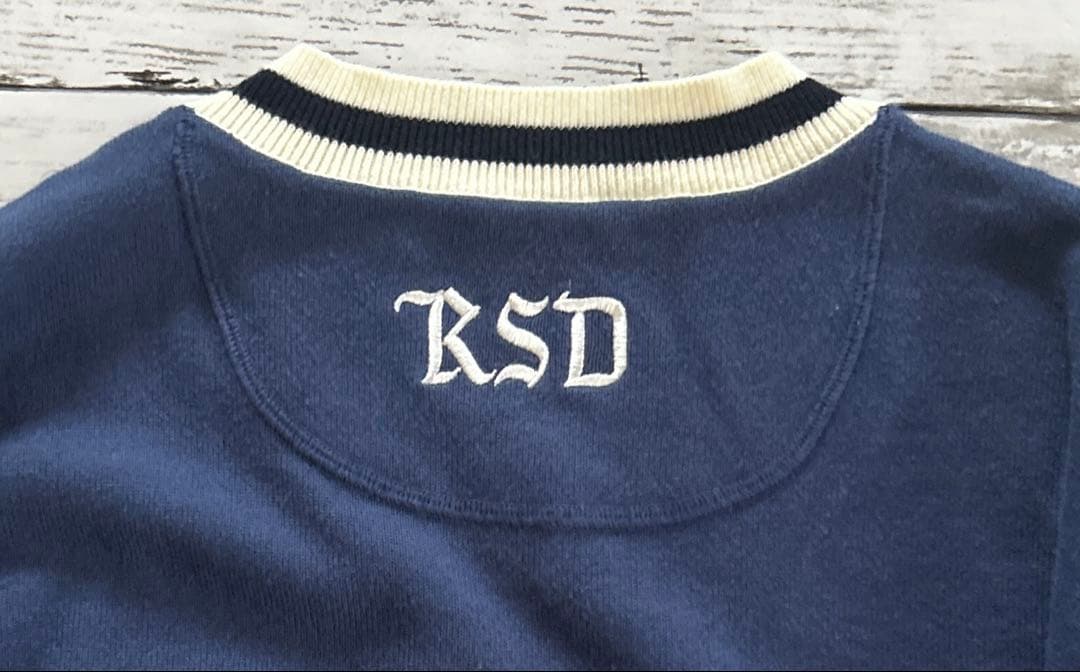 大きいサイズ　rough & swell　XL　ニット　Vネック　セーター