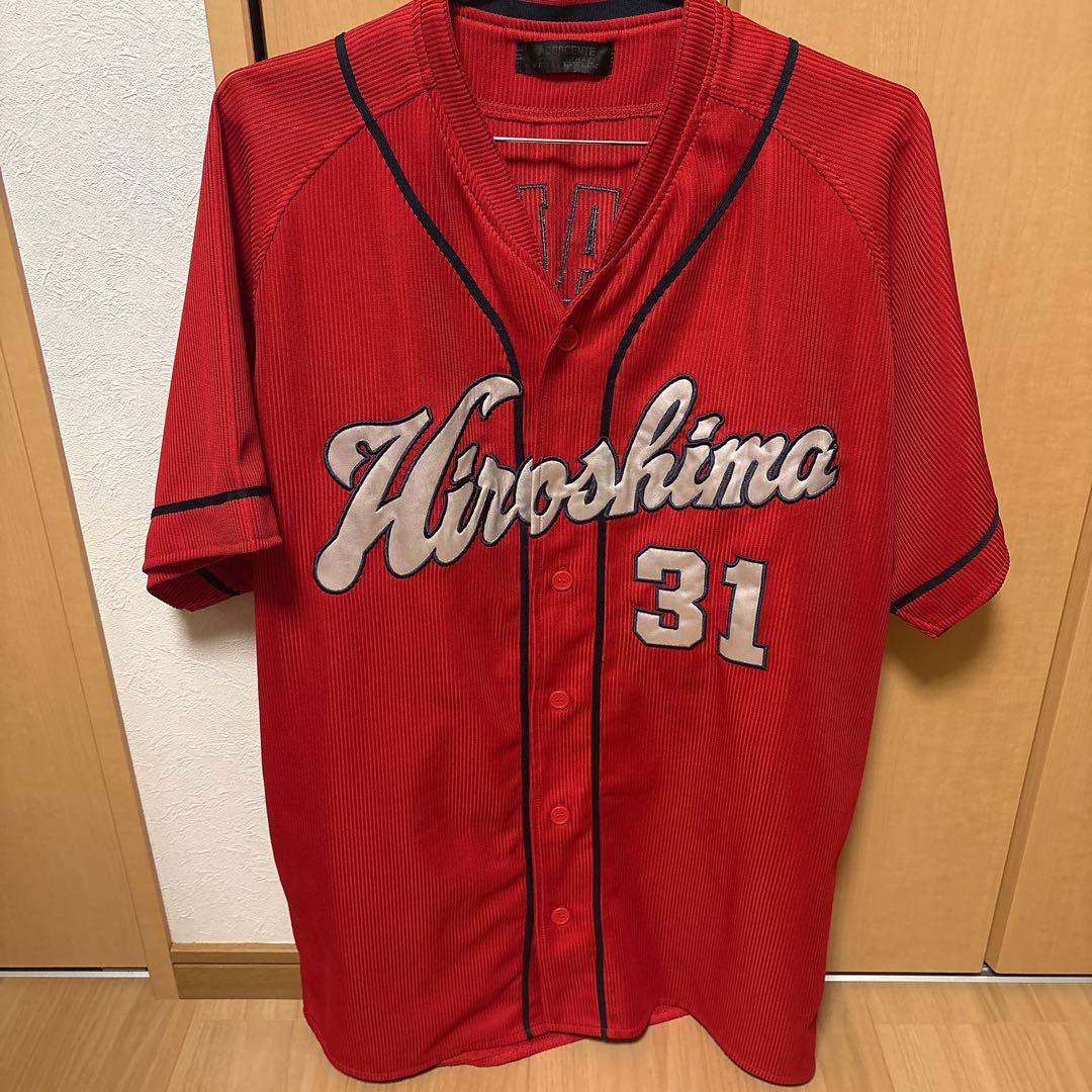 広島東洋カープ　坂倉将吾　旧ハイクオリティユニフォーム（ビジター）O（XL）