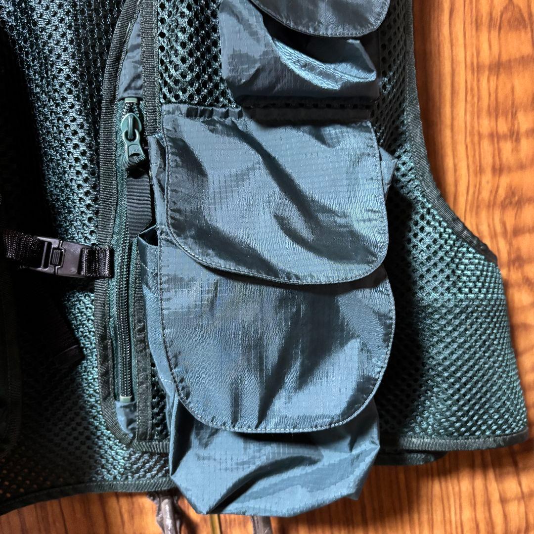 【良品】Patagonia パタゴニア フィッシングベスト ダークグリーン XL