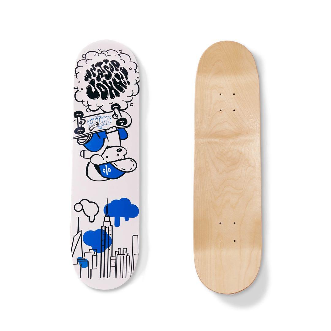 Skater JOHN スケートボード デッキ OFFICE SHIBACHAN