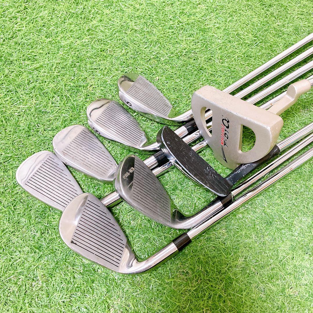 B1 初心者オススメ　ゴルフクラブ　メンズセット　右利き　FLEX Rアディダス