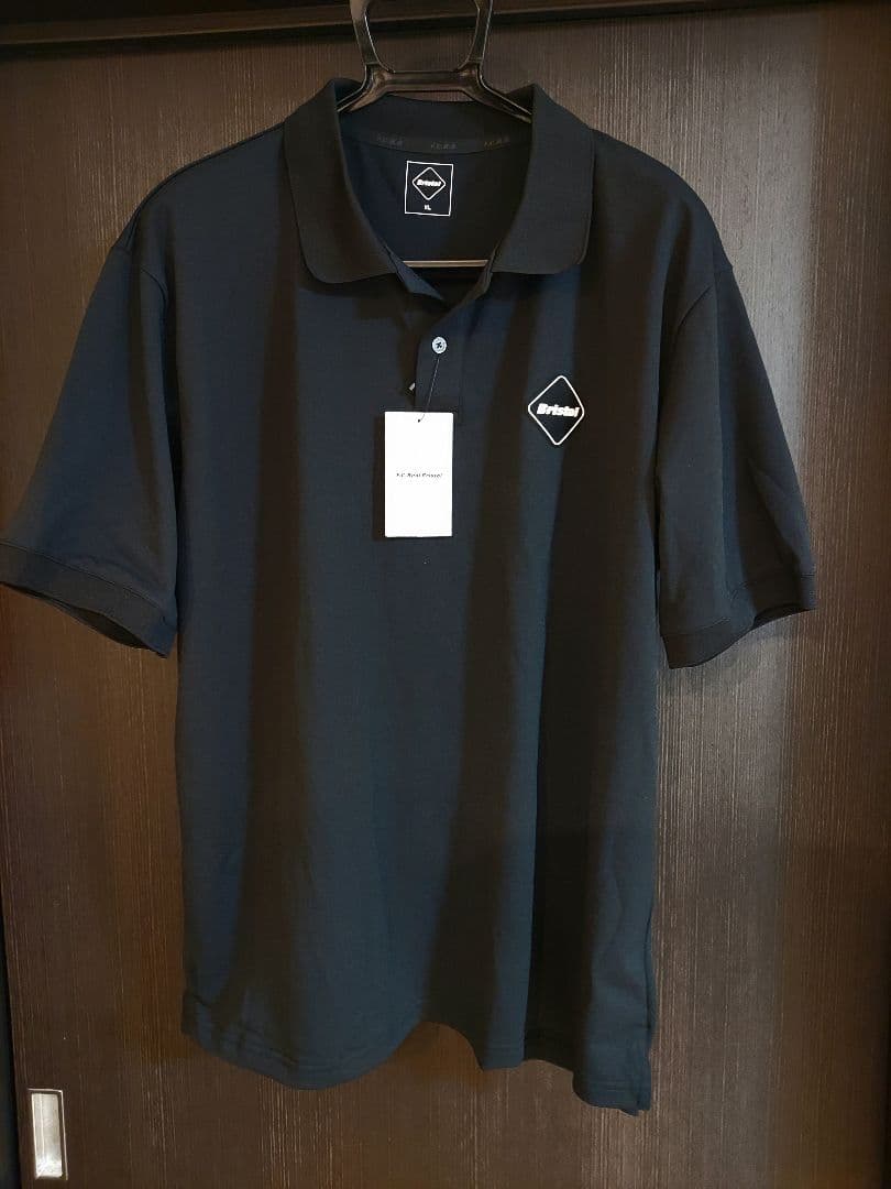 新品タグ付き F.C.Real BReistol EMBLEM POLO XL