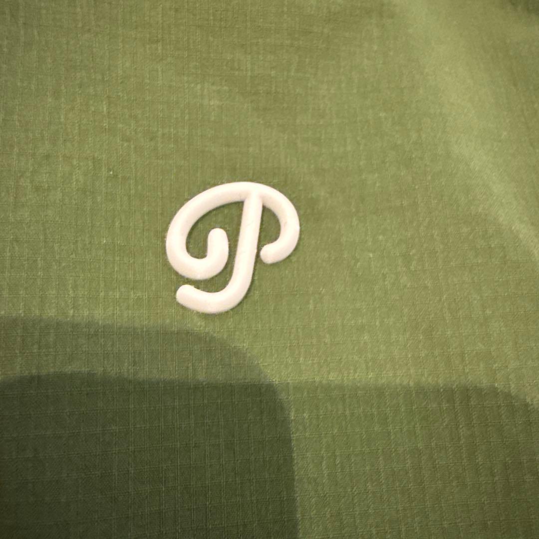 Public Drip メンズ Vネックベスト L オリーブグリーン