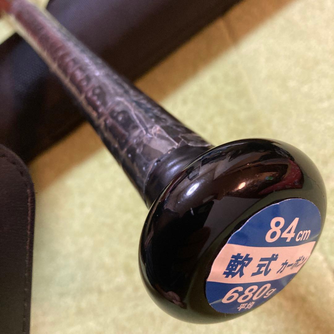 ゼット ブラックキャノン Aパワー　野球 一般軟式バット 84cm