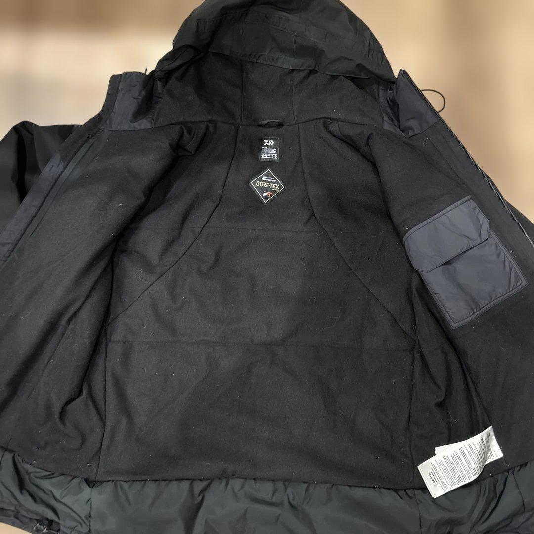 Daiwa GORE-TEX フィッシングジャケット ブラック　クリーニング済