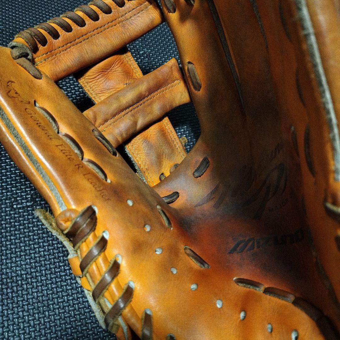 【良品】ミズノプロ軟式内野用サイズ9　セカンド・ショート