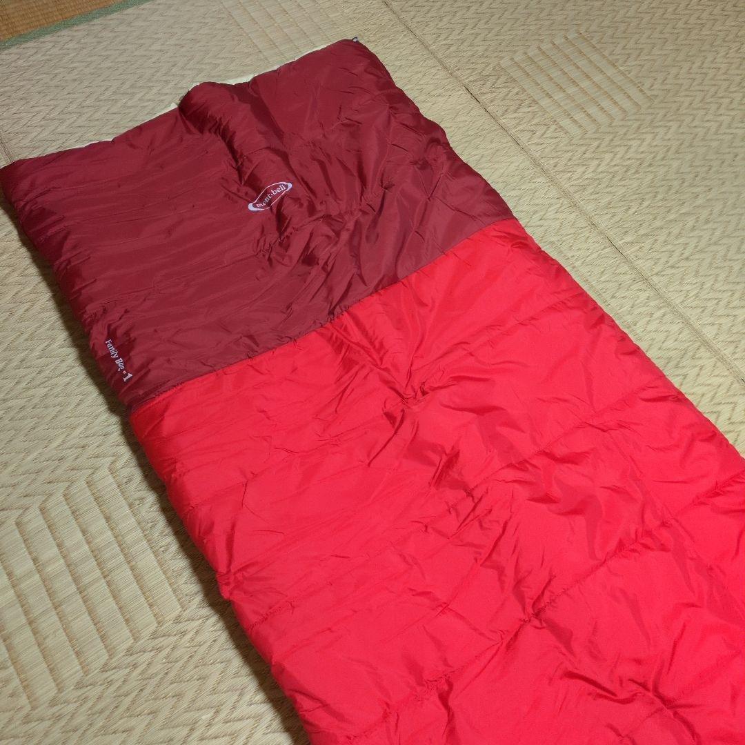【美品】mont-bellファミリーバッグ#1 モンベル寝袋シュラフ