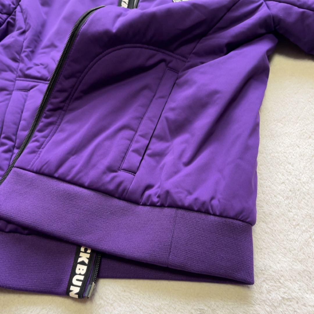極美品　ジャックバニー 中綿　ブルゾン 　ジャケット　エアシャット　パープル