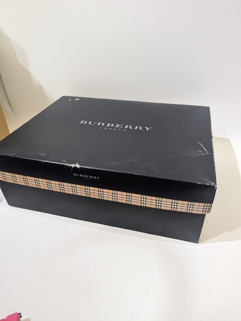 未使用 BURBERRY バーバリー 綿毛布 西川 ホース チェック 日本製