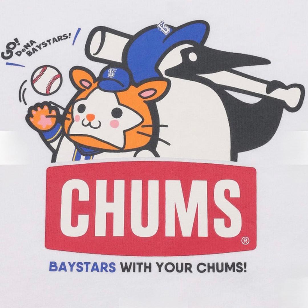横浜DeNAベイスターズ CHUMSコラボ ホワイトTシャツ L チャムス